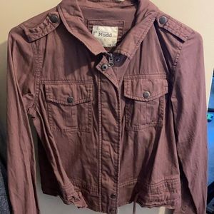 Mauve utility jacket